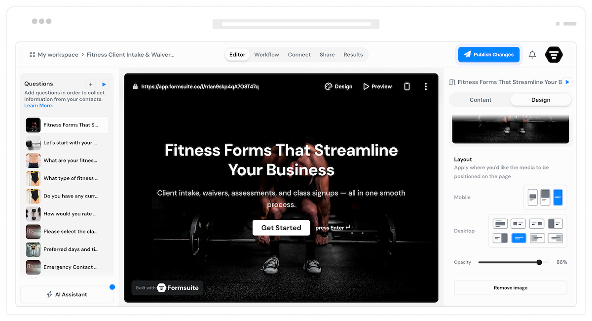 Fitness Forms That Streamline Your Business
